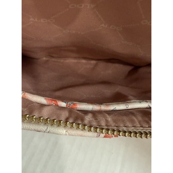 Aldo Crossbody Floral Vibrant Pattern Quilted Bag, Gold-Tone Hardware New W/Tag - Picture 12 of 16